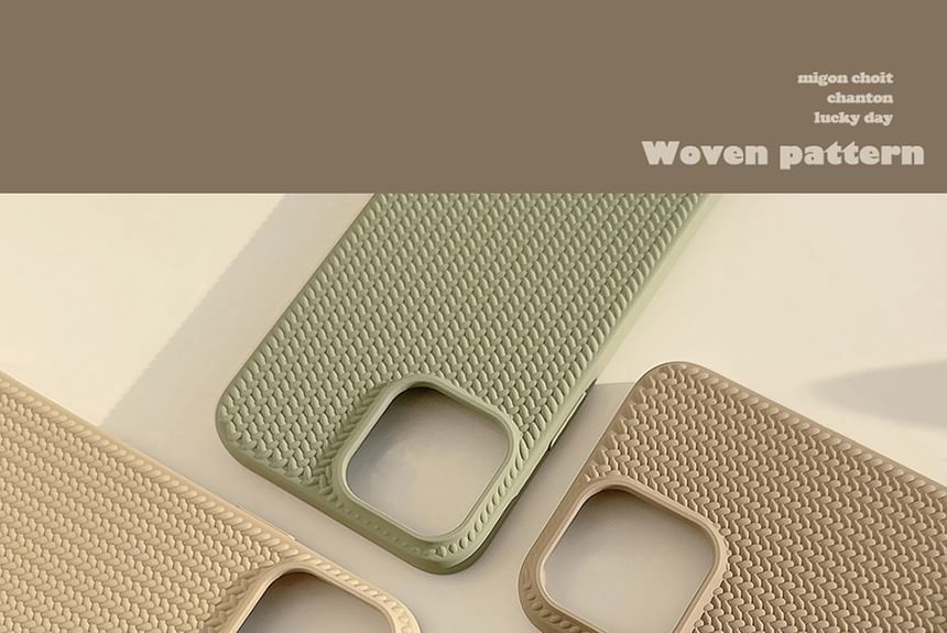 Faux Phone Woven Case