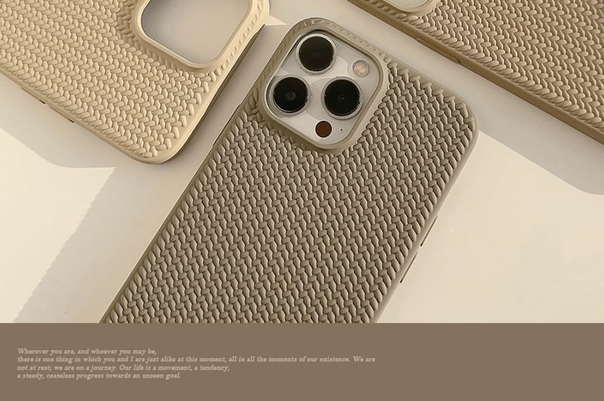 Faux Phone Woven Case
