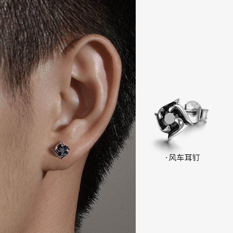 Rhinestone Alloy Stud Earring (Various Designs)