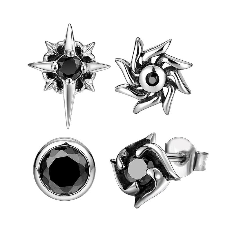 Rhinestone Alloy Stud Earring (Various Designs)