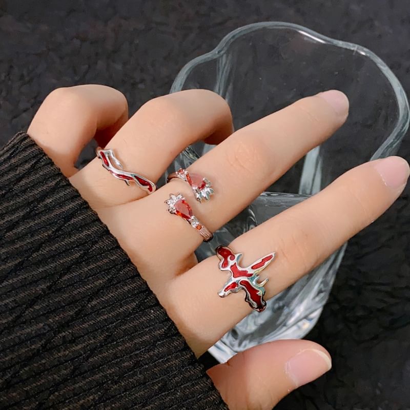 Open Gemstone Ring Irregular