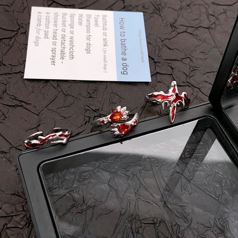 Open Gemstone Ring Irregular