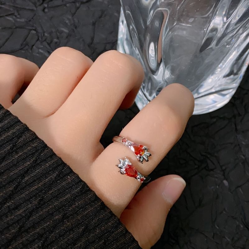 Open Gemstone Ring Irregular