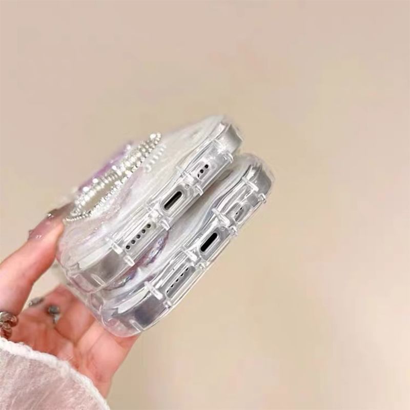 Butterfly Heart Phone Mirrored Case