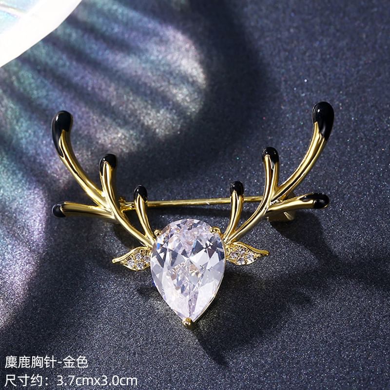 Rhinestone Alloy Brooch (Various Designs)