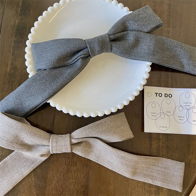 Hair Clip Bow Fabric