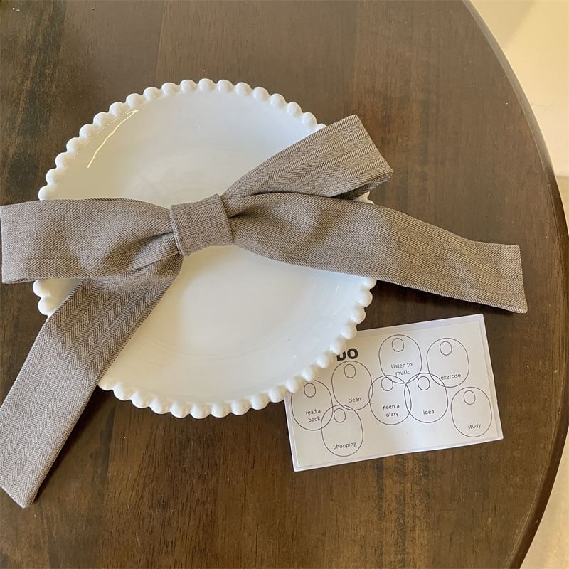 Hair Clip Bow Fabric