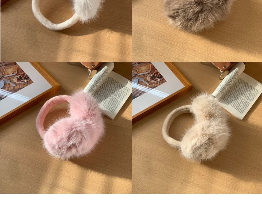 Plain Earmuffs Fluffy