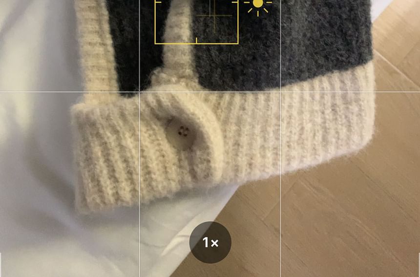 Tone Buttoned Balaclava Knit Two