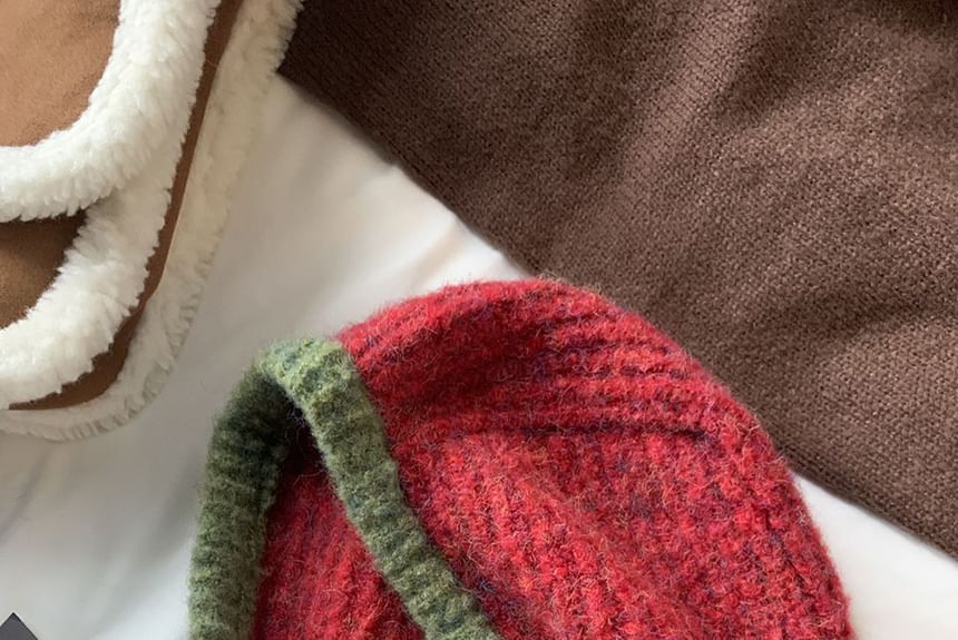 Tone Buttoned Balaclava Knit Two