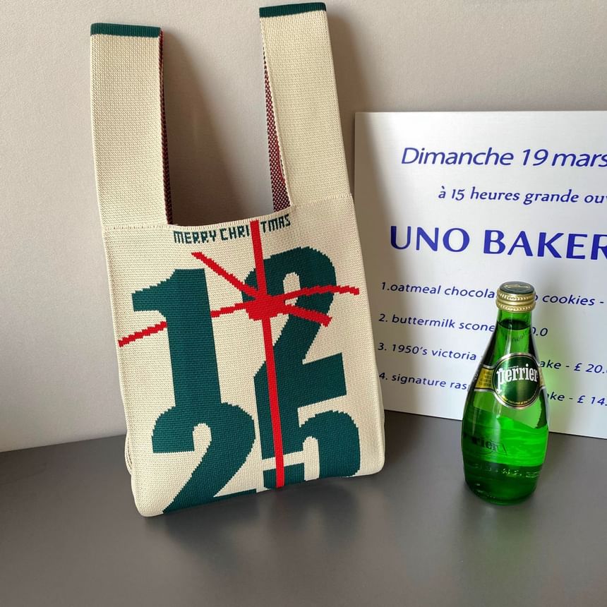 Small Bag Tote ) Designs Christmas ( Various Knit