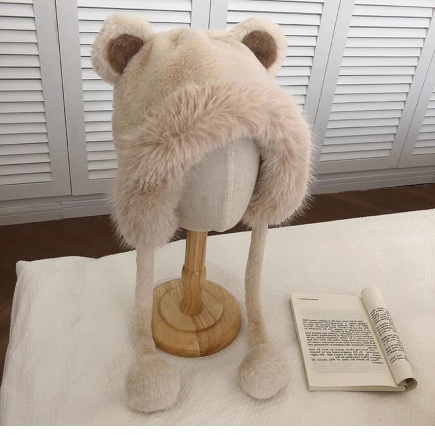 Ear Hat Bear Bonnet Fluffy