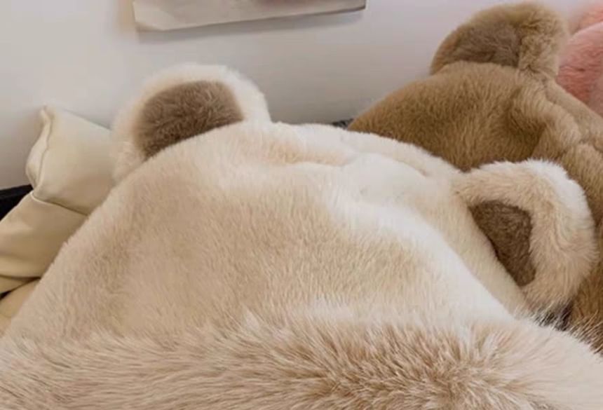 Ear Hat Bear Bonnet Fluffy