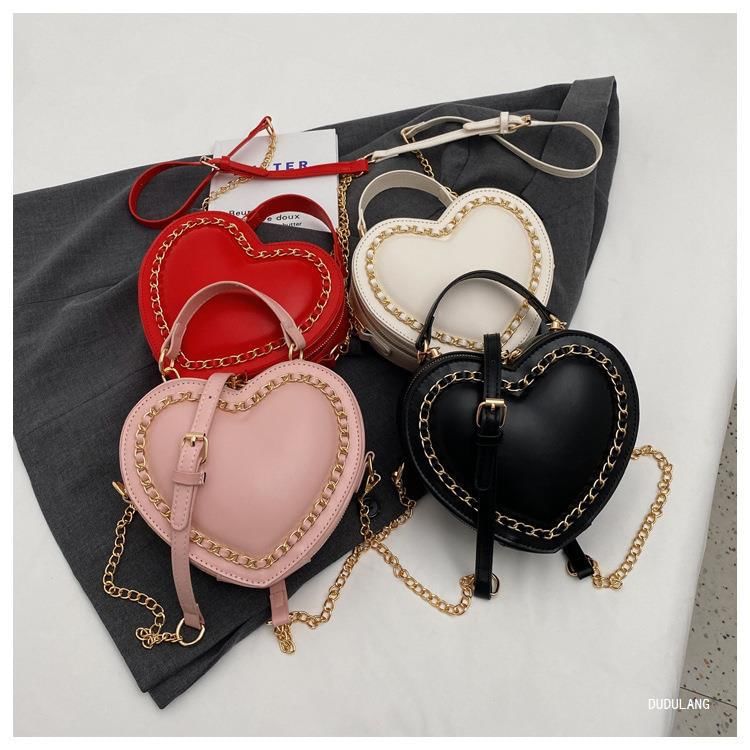 Crossbody Heart Chained Bag