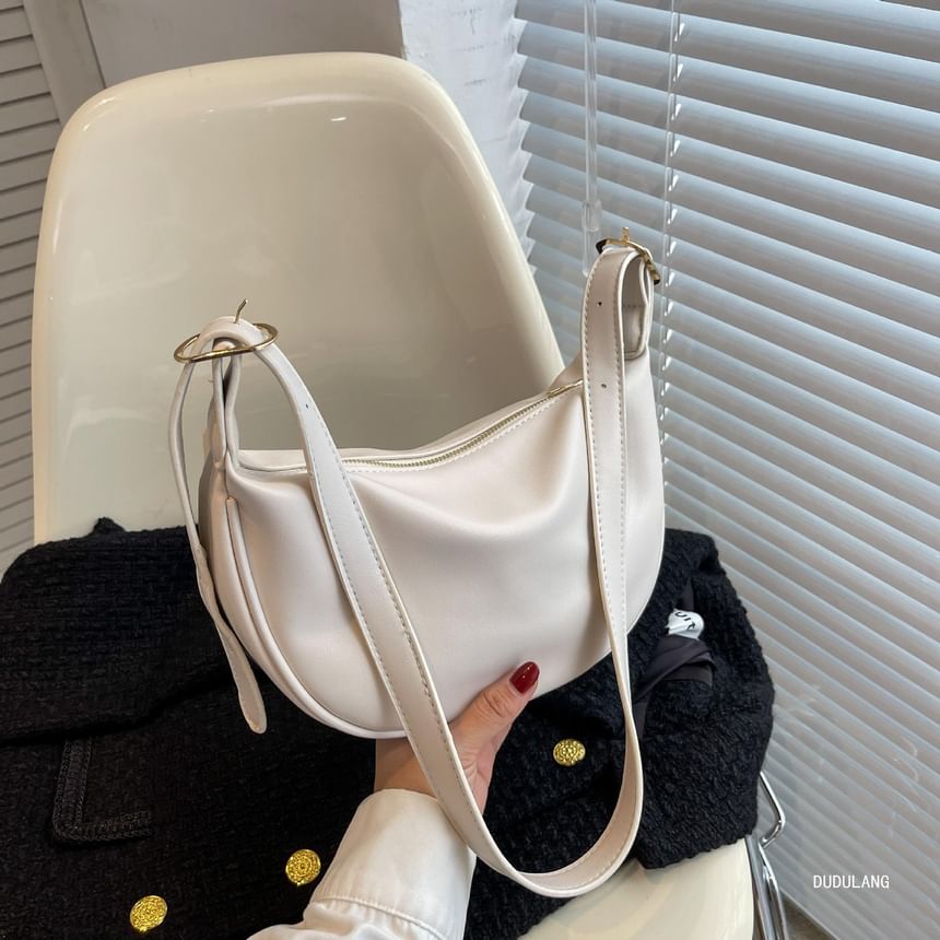 Contrast Trim Bag Crossbody Leather Faux