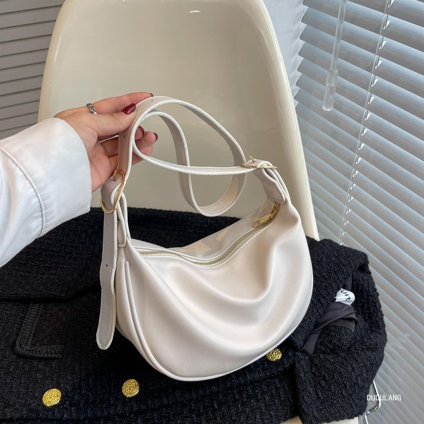 Contrast Trim Bag Crossbody Leather Faux