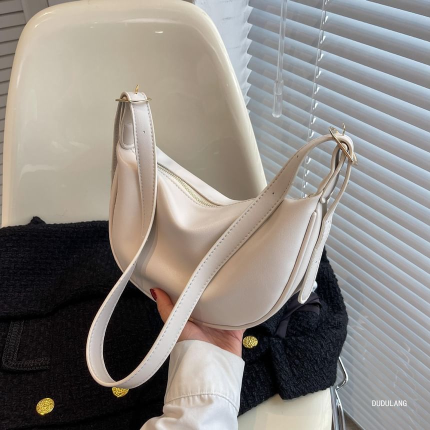 Contrast Trim Bag Crossbody Leather Faux