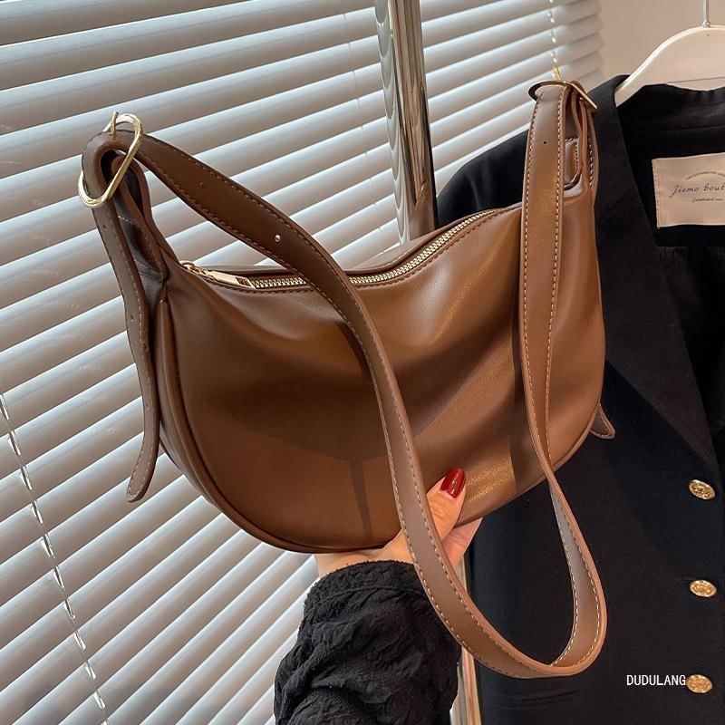 Contrast Trim Bag Crossbody Leather Faux