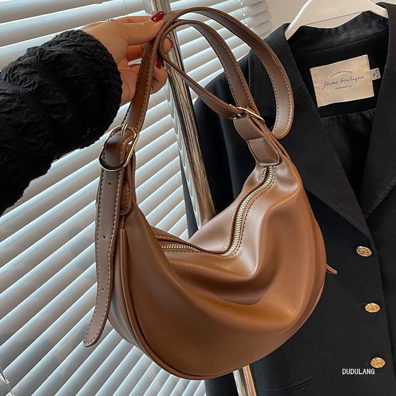 Contrast Trim Bag Crossbody Leather Faux