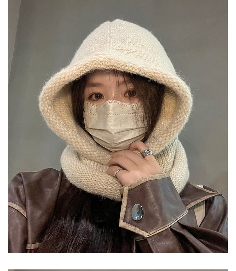 Plain Balaclava Knit