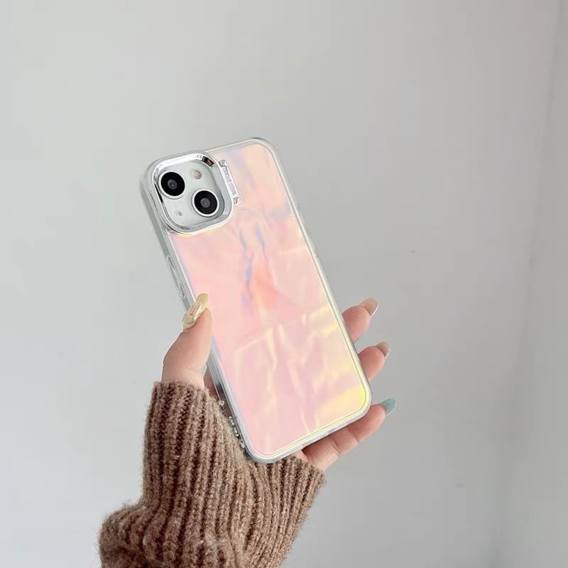 Case Holographic Stand Textured Phone