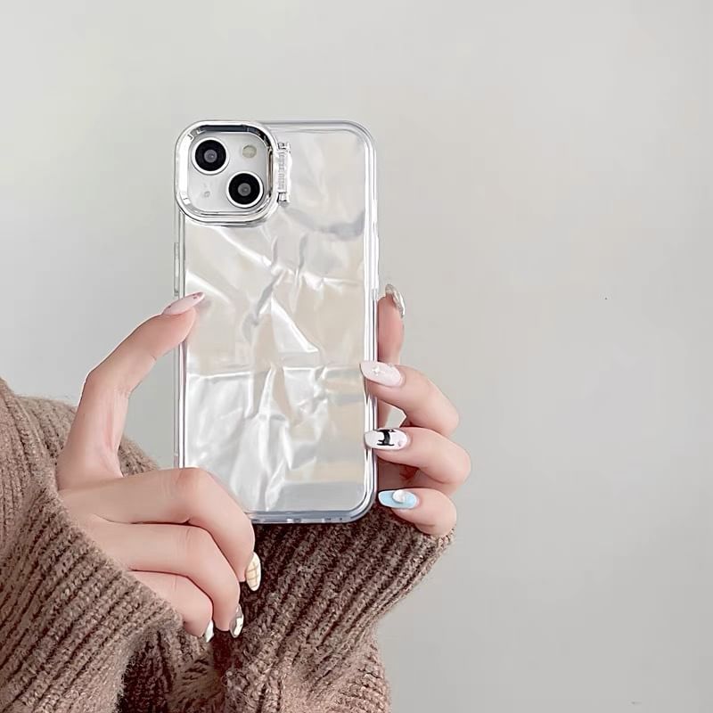 Case Holographic Stand Textured Phone