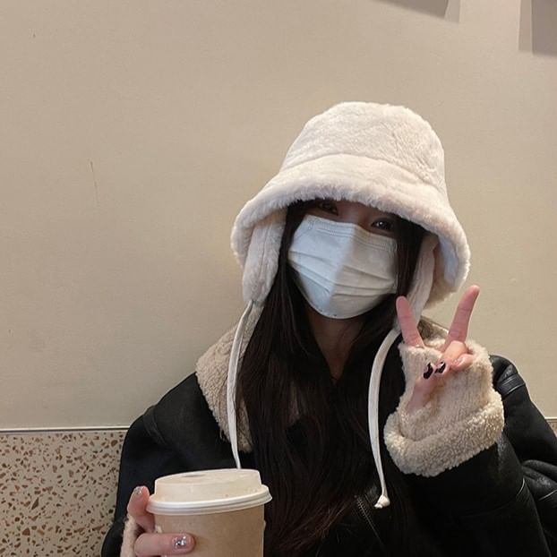 Bucket Fleece Hat Plain