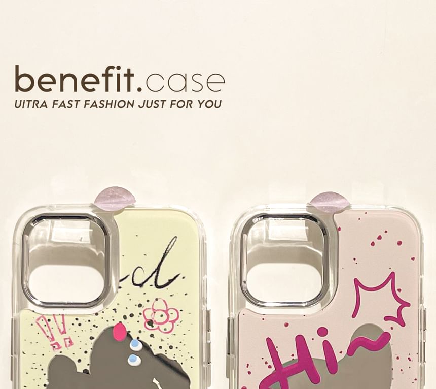 Case Phone Mirrored Animal