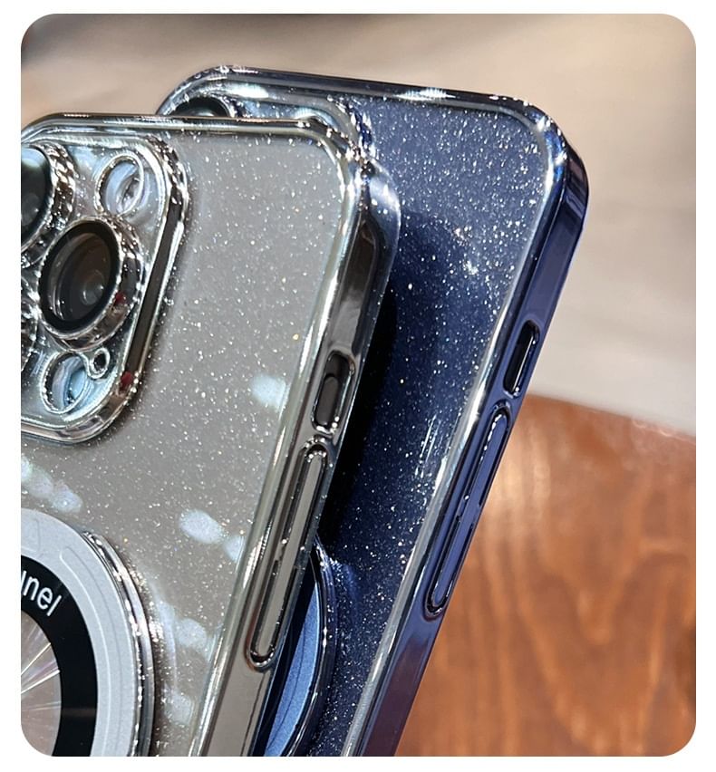 Ring Phone Glitter Case Stand