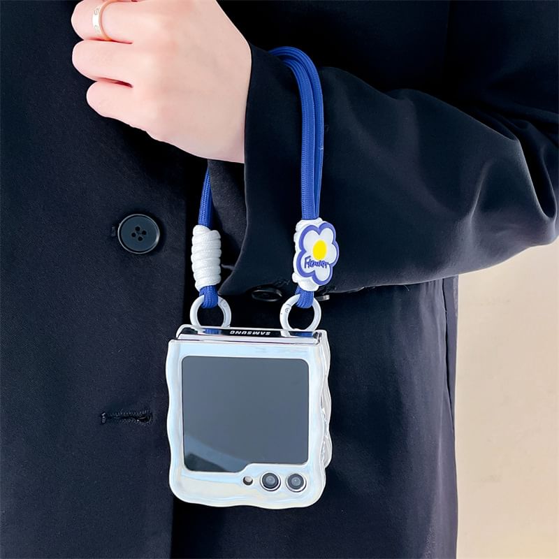 Mobile Phone  Case With Flower Top Handle String