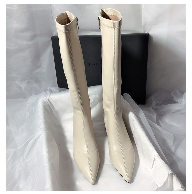 High Boots Toe Knee Pointed