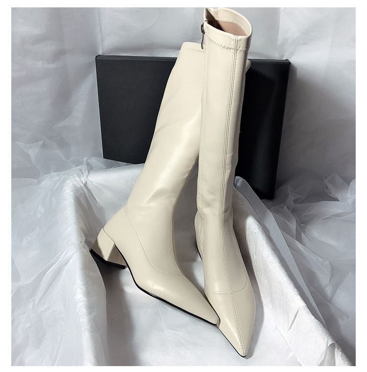 High Boots Toe Knee Pointed