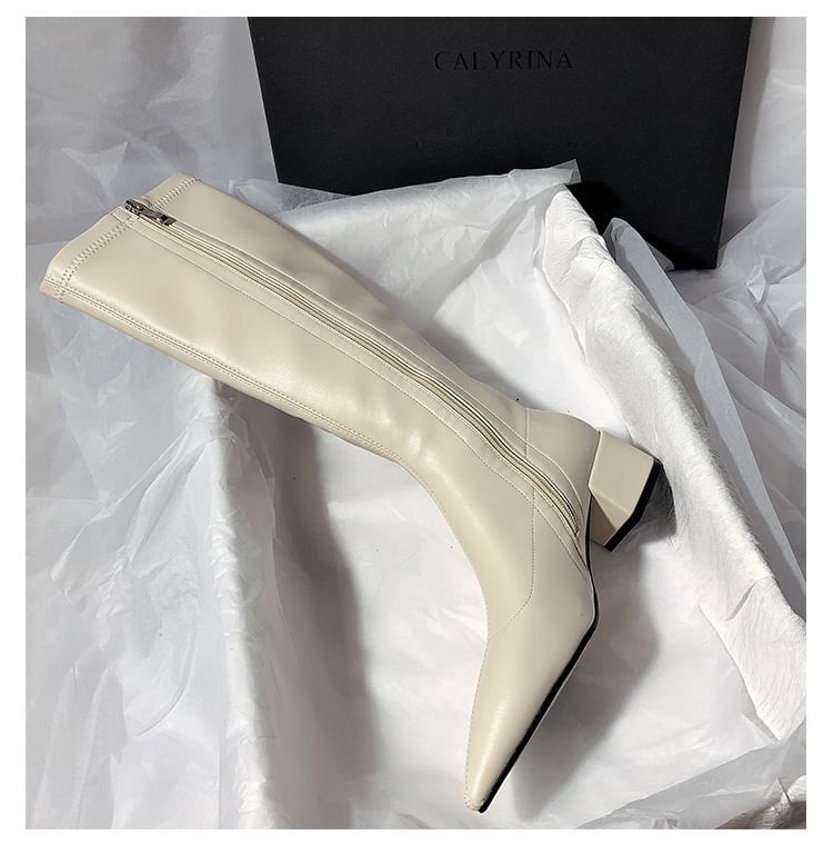 High Boots Toe Knee Pointed