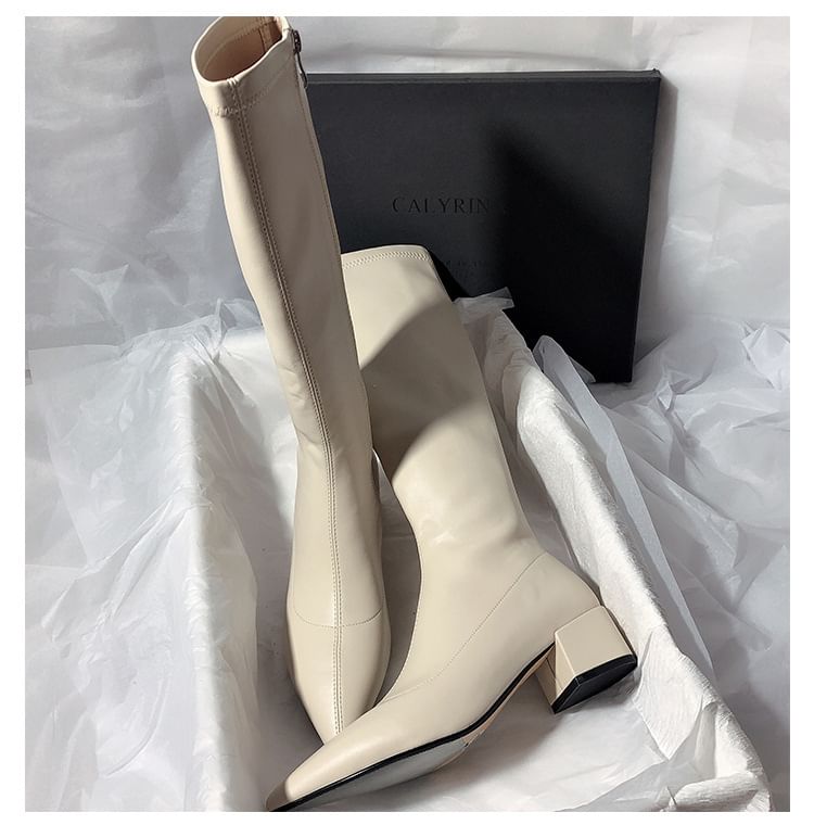 High Boots Toe Knee Pointed