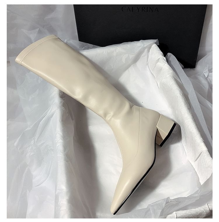 High Boots Toe Knee Pointed