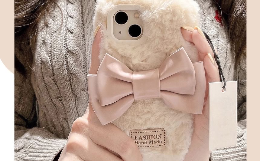 Phone Case Chenille Bow