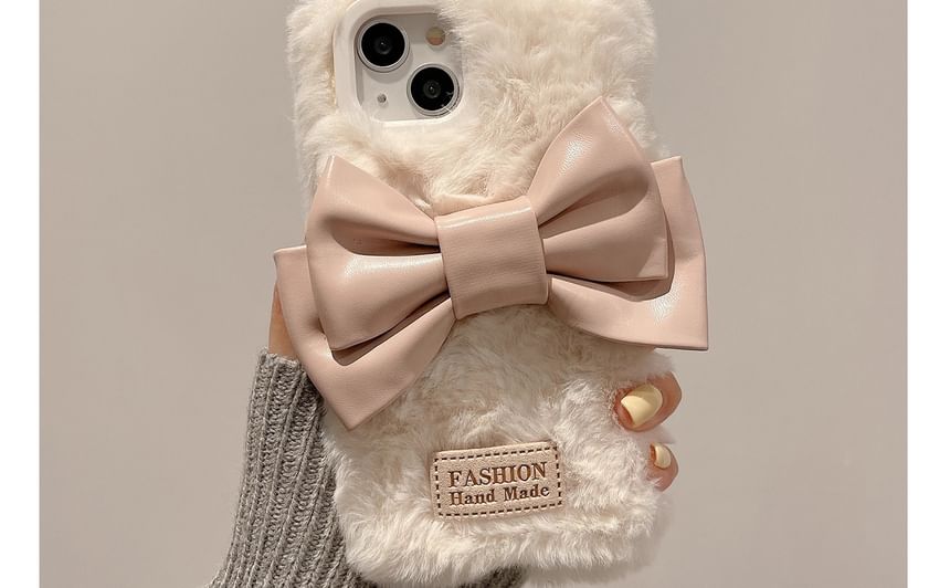 Phone Case Chenille Bow