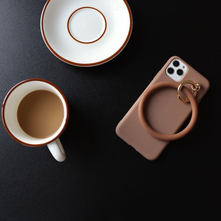 Plain Phone Hoop Charm Case