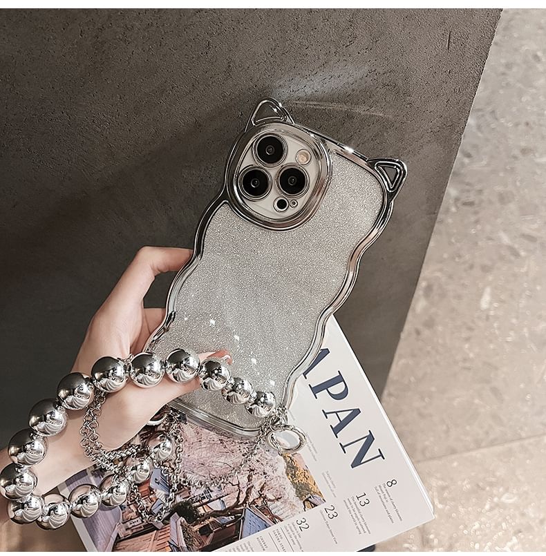 Phone Case Ear Cat Lanyard