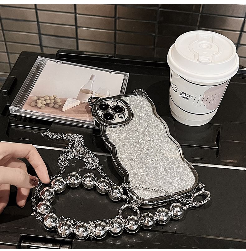 Phone Case Ear Cat Lanyard