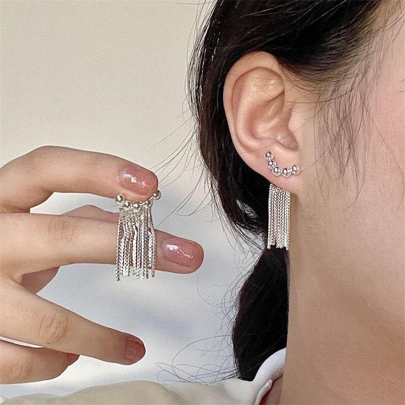 Beaded Ear Fringed Jacket