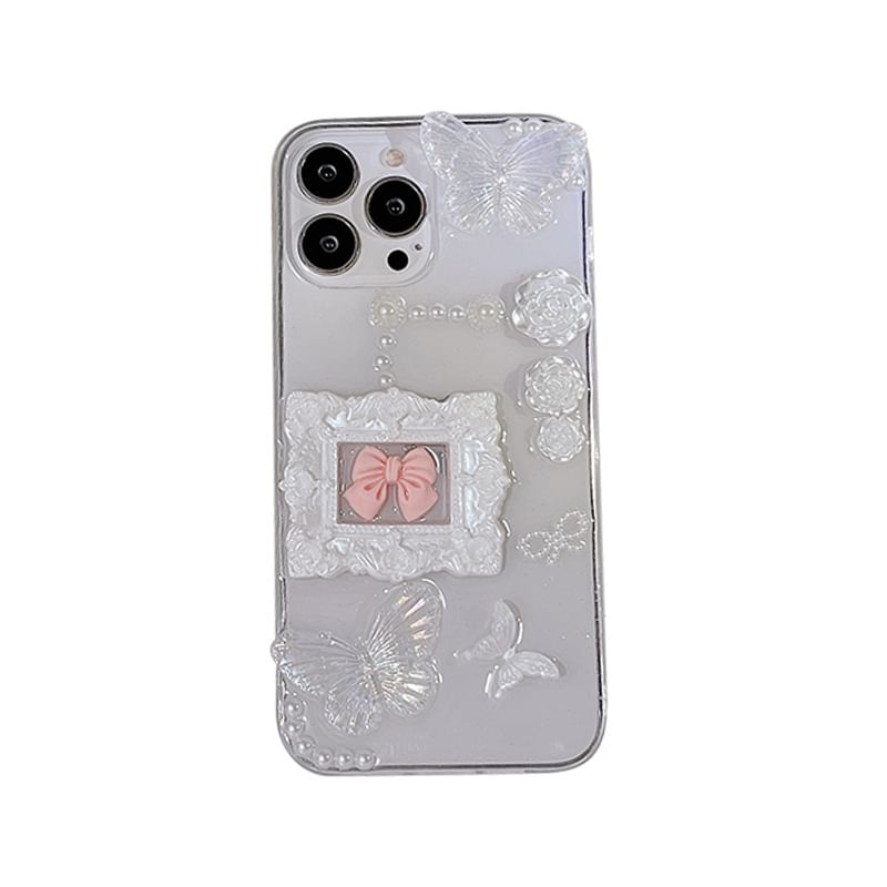 Phone Bow Floral Case