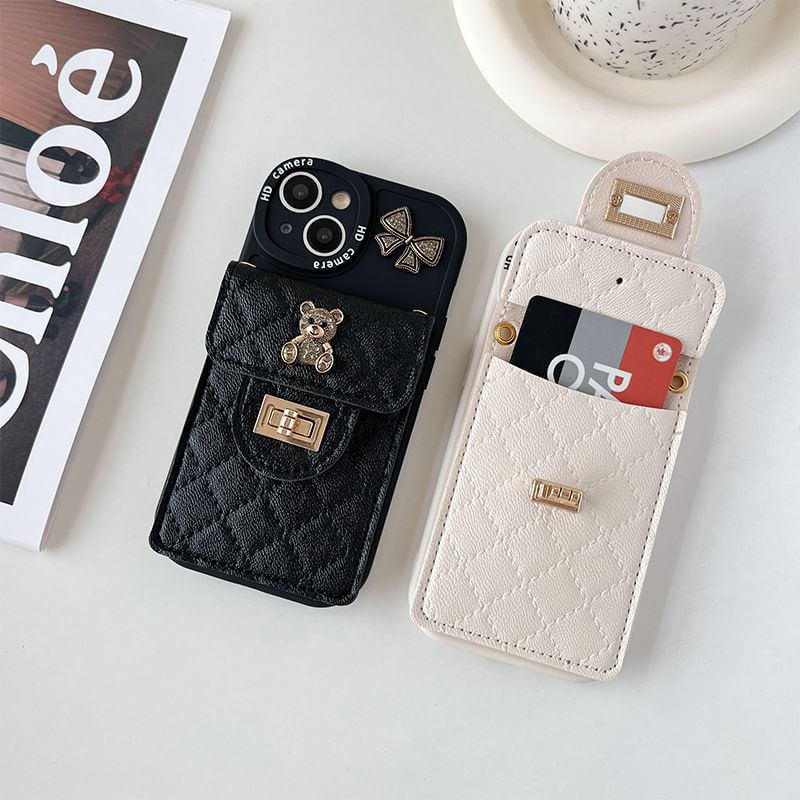 Case Holder Phone Card Bear