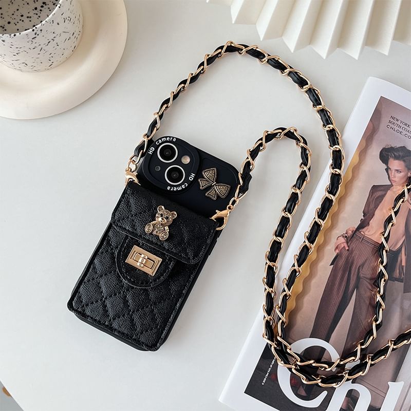 Case Holder Phone Card Bear