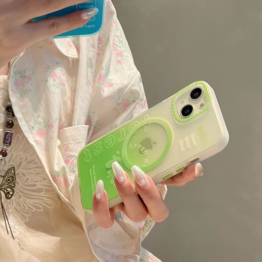 Phone Case Lettering MagSafe Gradient