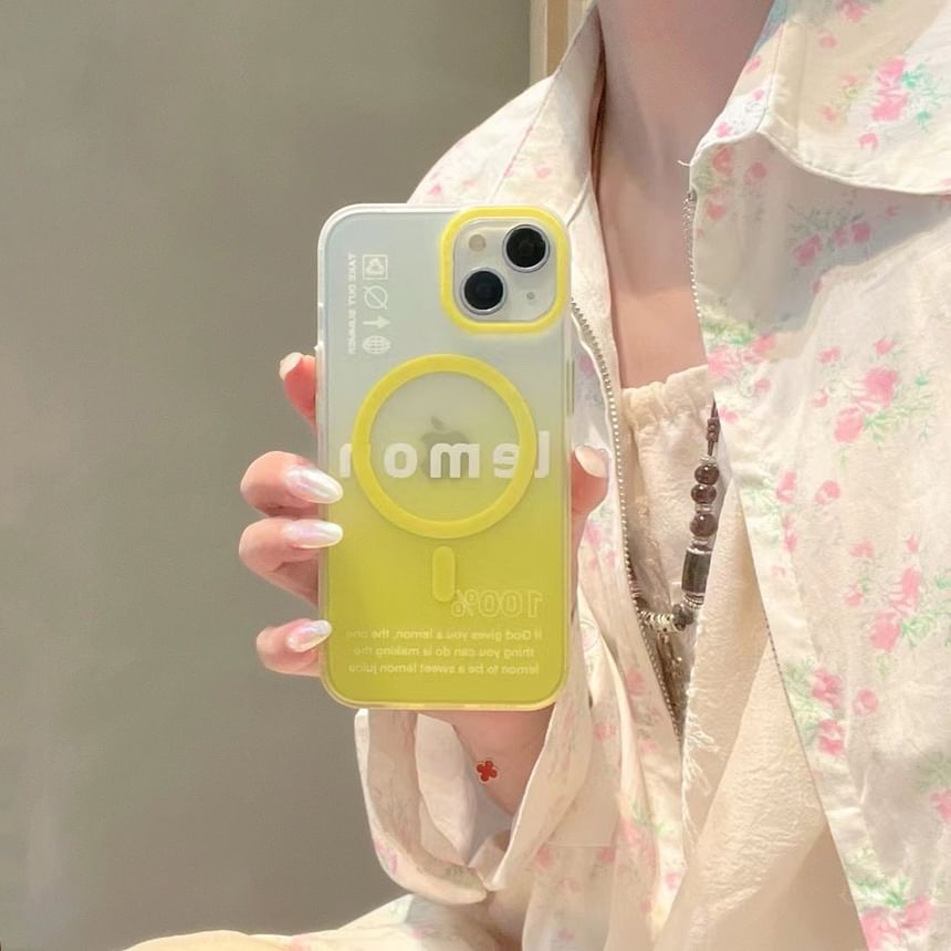Phone Case Lettering MagSafe Gradient