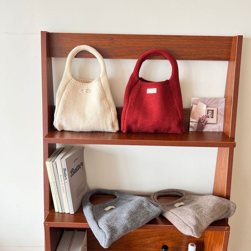 Plain Bag Knit Tote