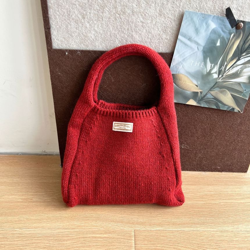 Plain Bag Knit Tote