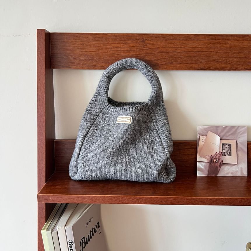 Plain Bag Knit Tote