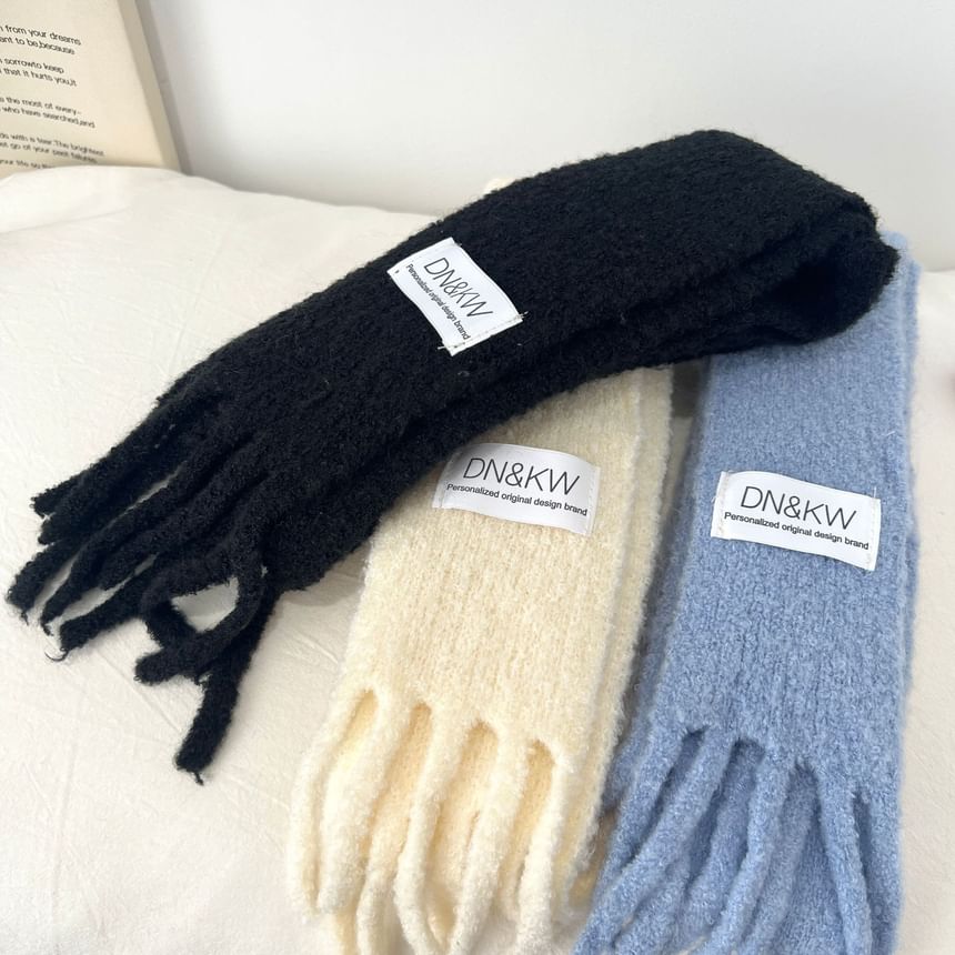 Scarf Plain Fringe